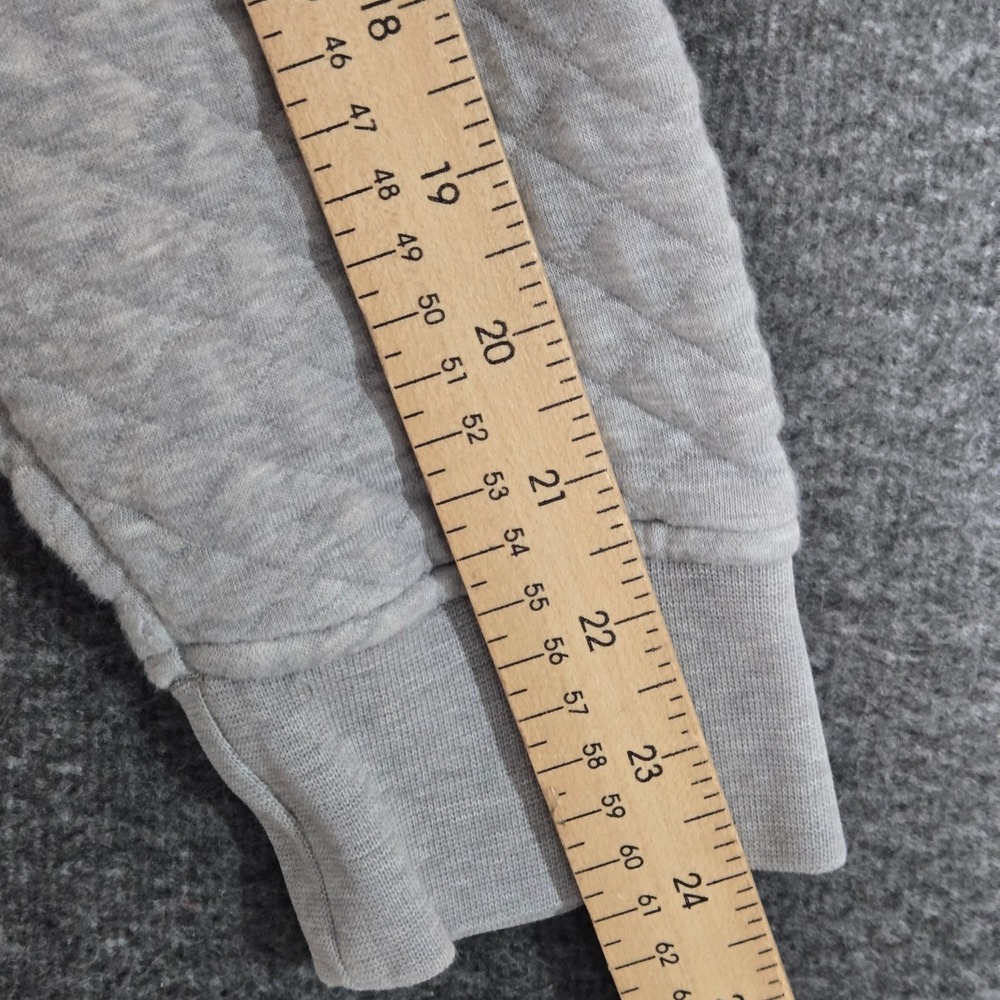 Patagonia Organic Cotton Quilt Snap-T® Pullover Drifter Grey W/ Dark Ruby Size M - Picture 7 of 15